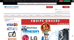 Desktop Screenshot of equipecuisine.com